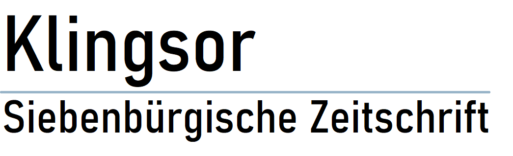 Logo von Klingsor. Siebenbürgische Zeitschrift.